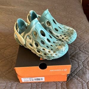 Merrell Hydro Moc Sandals in Light Blue